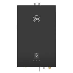 Calentador Rheem de  16 Litros Tiro Forzado Digital Wifi Gas Natural Vidrio Negro