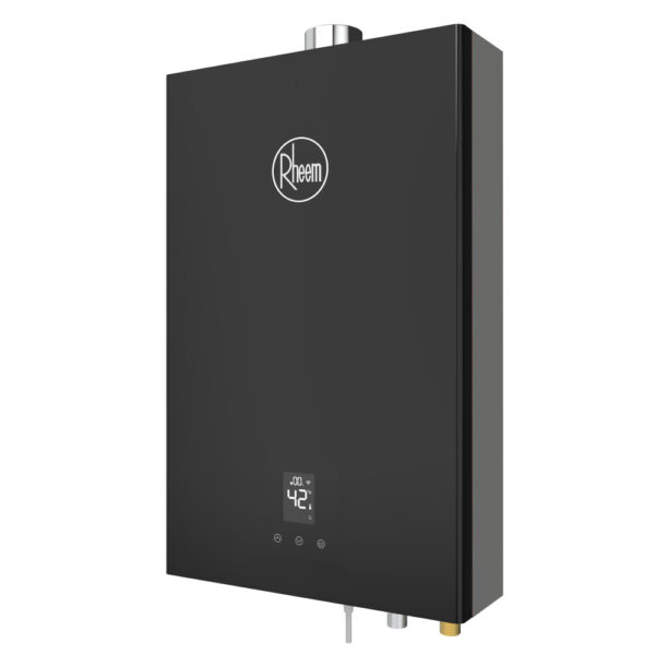 Calentador Rheem de  16 Litros Tiro Forzado Digital Wifi Gas Natural Vidrio Negro - Image 3