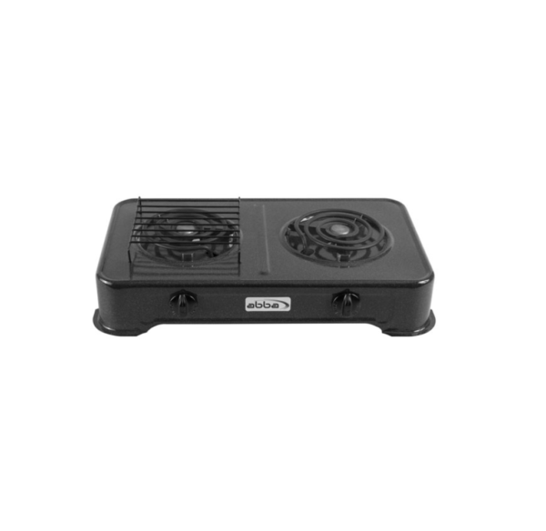 Cocineta Abba  de mesa 2 Puestos Eléctricos 120v moteada