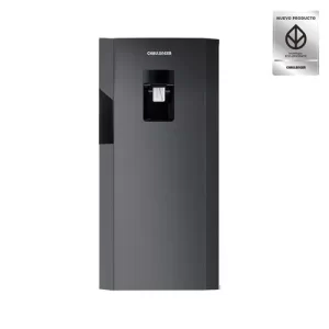 Nevera Challenger Lumina  de 256 Litros convencional con dispensador de agua Gris