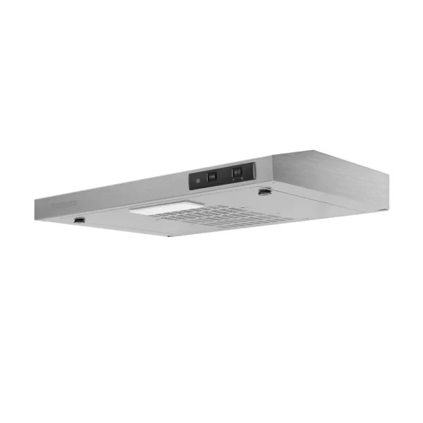 Campana Extractora Challenger  Horizontal de 60 cm x 8 cm, tres velocidades Inox