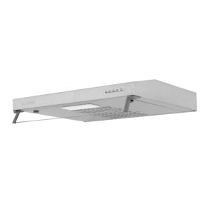 Campana Extractora Challenger  Horizontal de 60 cm x 8 cm, tres velocidades Inox