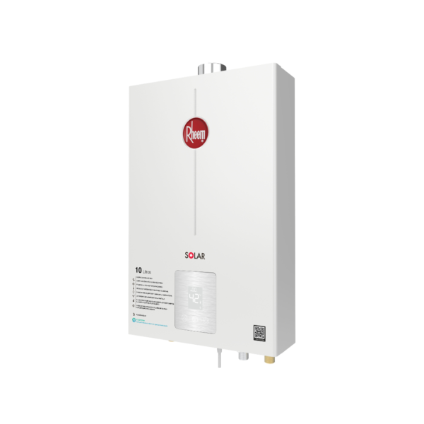 Calentador Rheem de  10 Litros Tiro Forzado Digital Gas Natural Blanco - Image 3