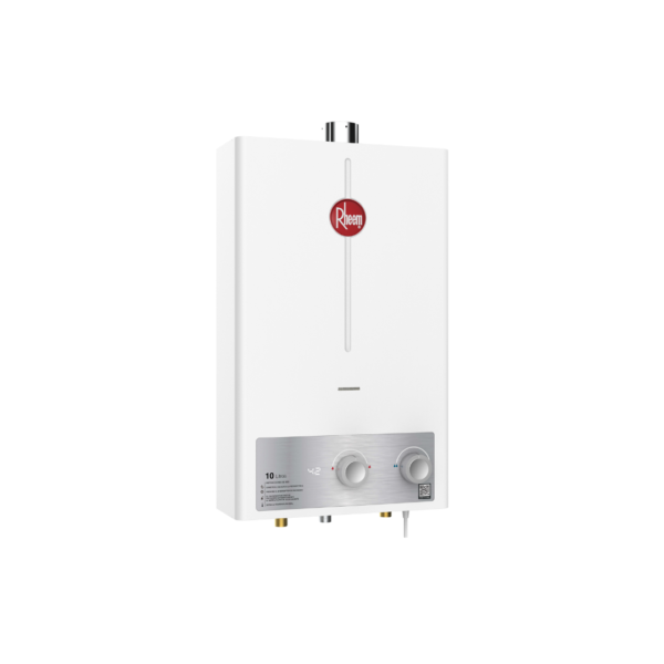 Calentador Rheem de  10 Litros Tiro Forzado Automático Gas Natural Blanco - Image 2