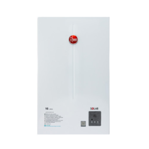 Calentador Rheem de  16 Litros Tiro Natural Digital Gas Natural Blanco