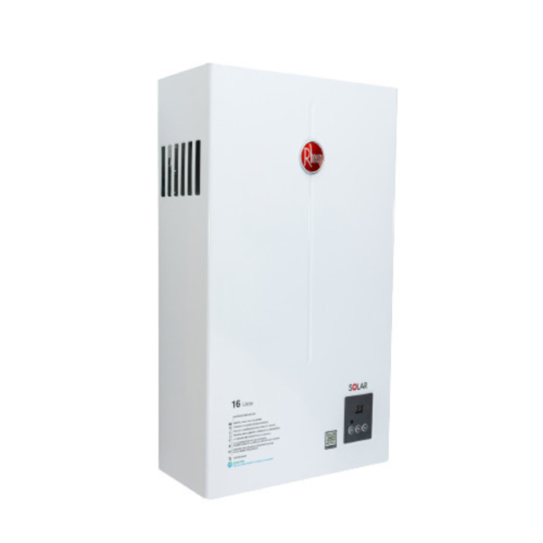 Calentador Rheem de  16 Litros Tiro Natural Digital Gas Propano Blanco - Image 2