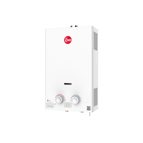 Calentador Rheem de  6 Litros Tiro Forzado Automático Gas Natural Blanco - Image 3