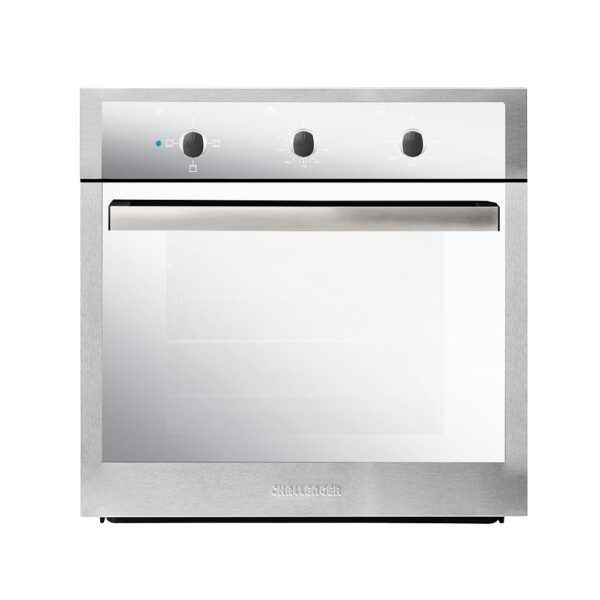 Horno Challenger  de 60 cm  Eléctrico con timer  220 v Vidrio Espejo- Inox