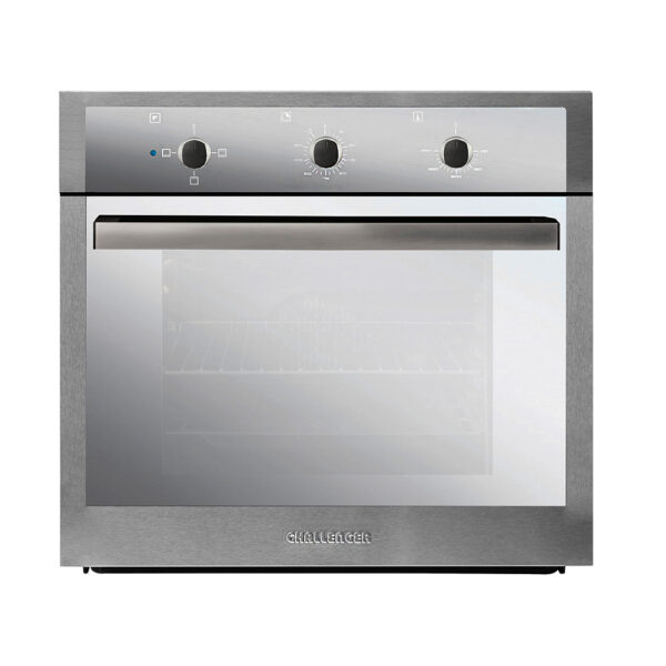 Horno Challenger  de 60 cm  Eléctrico con timer  120 v Vidrio Espejo- Inox