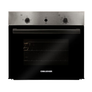 Horno Challenger Mixto de 60 cm con gratinador eléctrico a 120 V Negro
