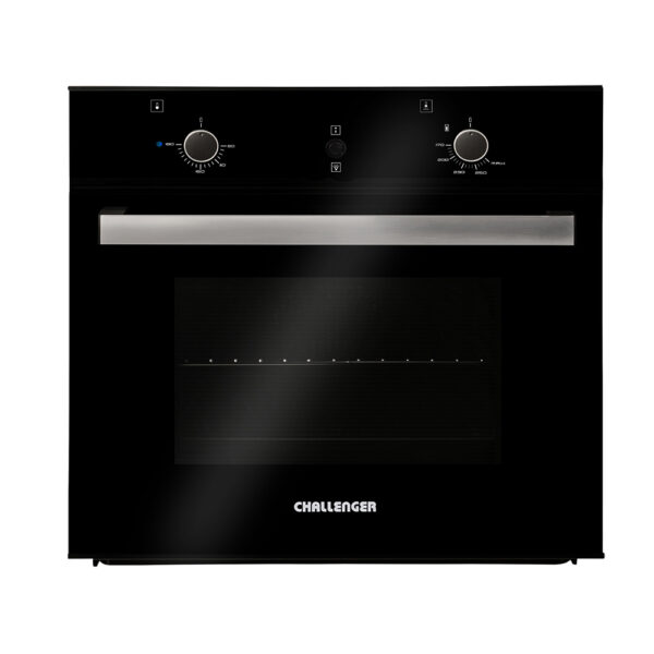 Horno Challenger Mixto de 60 cm con gratinador eléctrico a 120 V  Negro