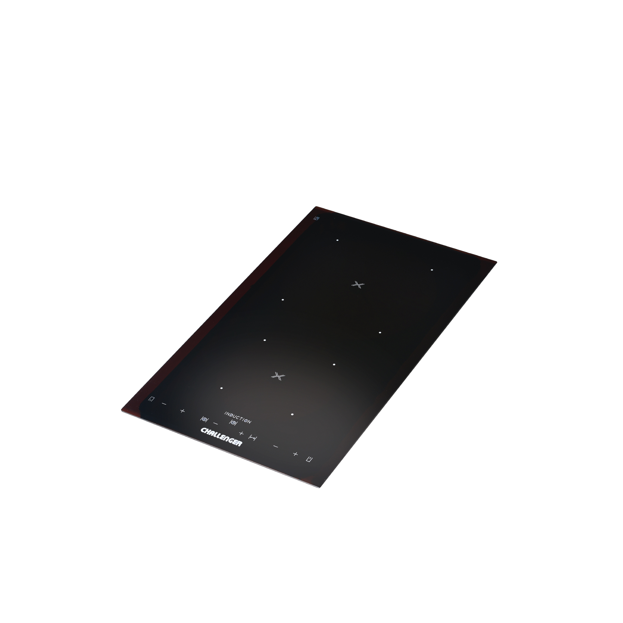 Estufa Challenger de Empotrar de 2 puestos eléctricos Inducción 220v de 30x52 cm