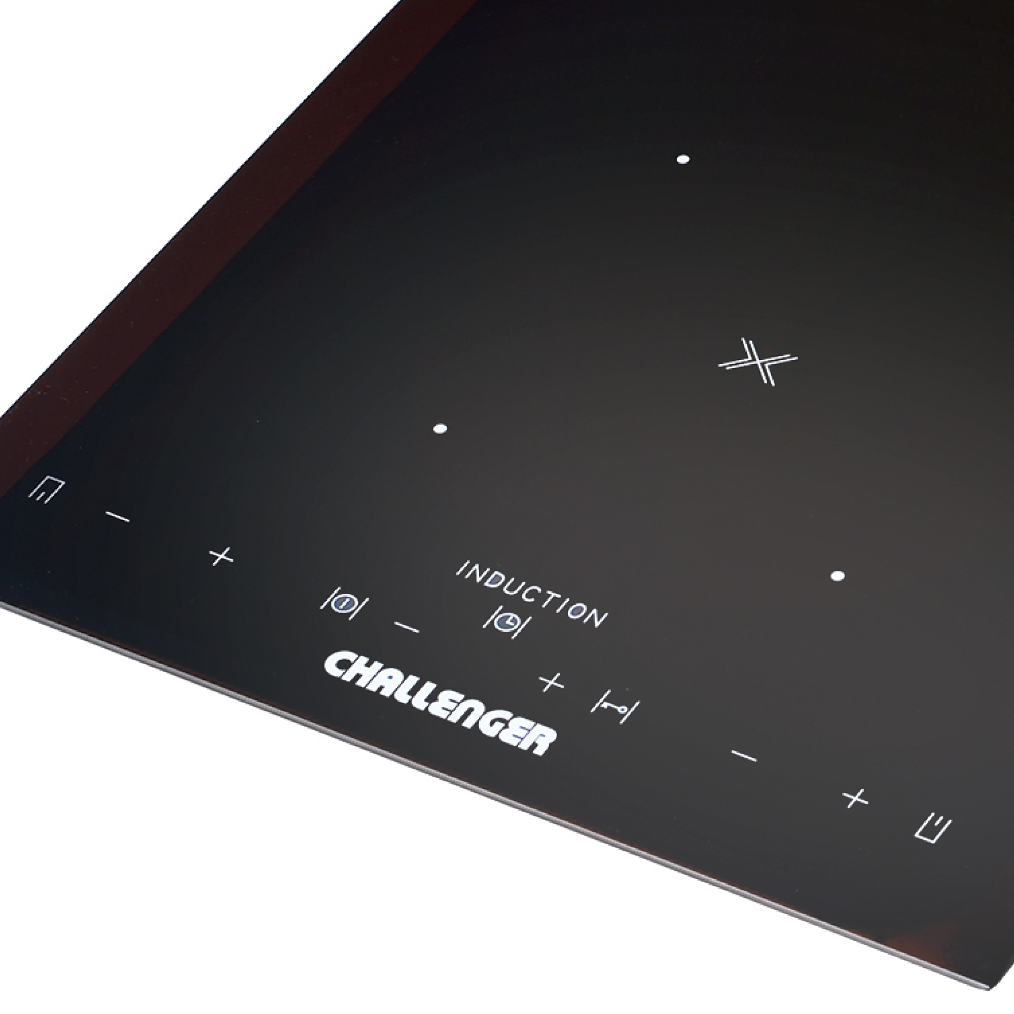 Estufa Challenger de Empotrar de 2 puestos eléctricos Inducción 220v de 30x52 cm - Imagen 2