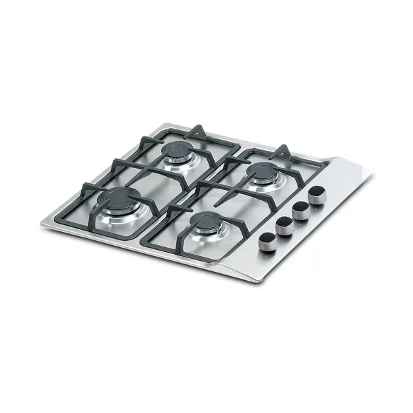 Estufa Challenger de Empotrar  4 Puestos gas de 58.5x 51 cm con termopar de Seguridad  inox