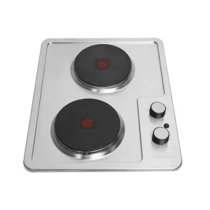 Estufa Challenger de Empotrar 2 Puestos eléctricos de 35x 43.5 cm inox 220v