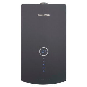 Calentador de Agua Challenger 16 litros Tiro Forzado de Paso Digital  a Gas Natural Negro