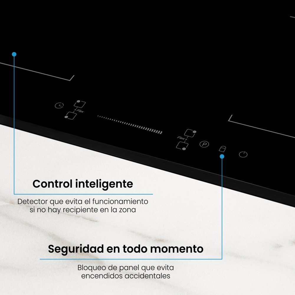 Estufa Challenger de 4 puestos eléctricos de Inducción 59X52 220V - Imagen 3