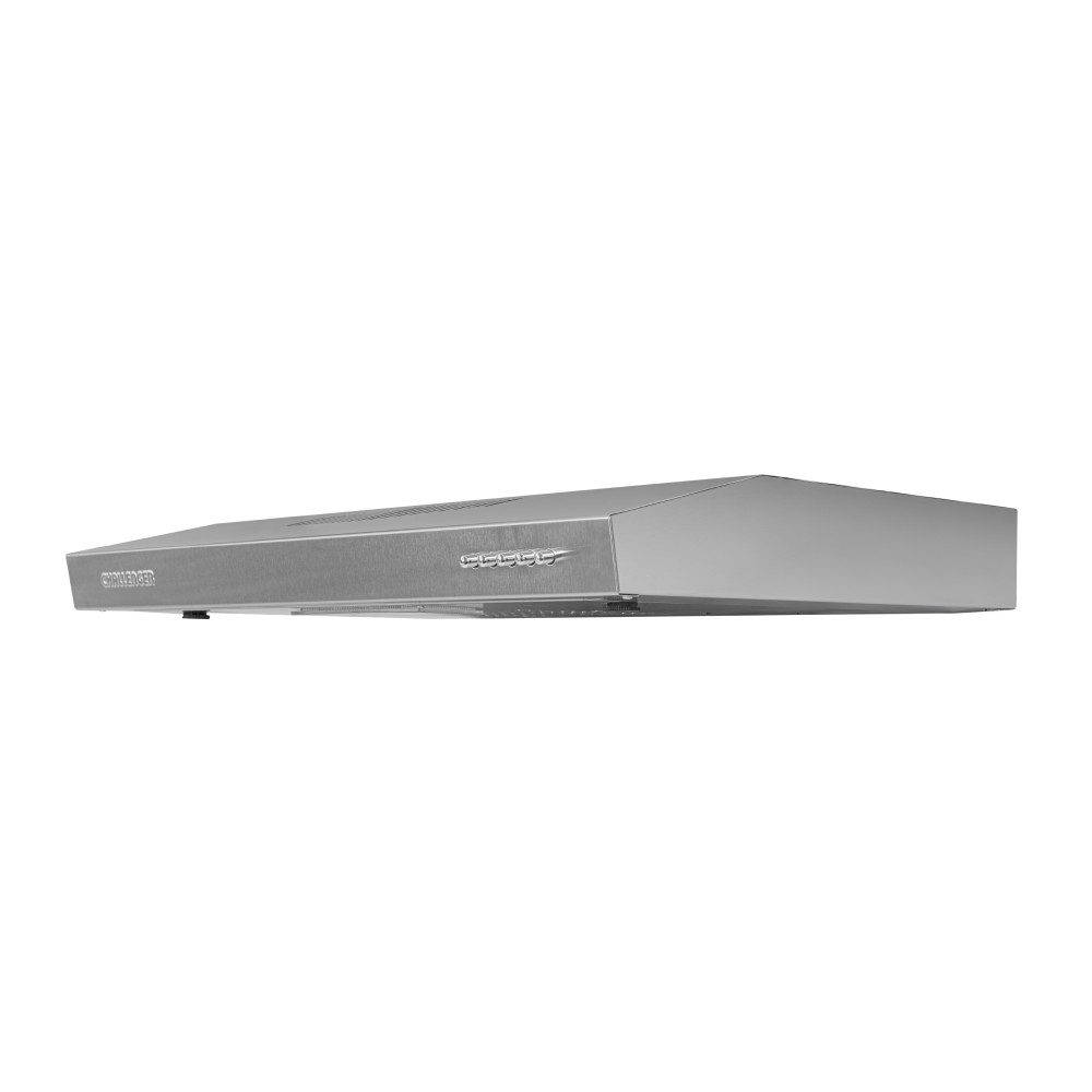 Campana Horizontal Challenger Horizontal de 60 cm x 8 cm Tres Velocidades Inox