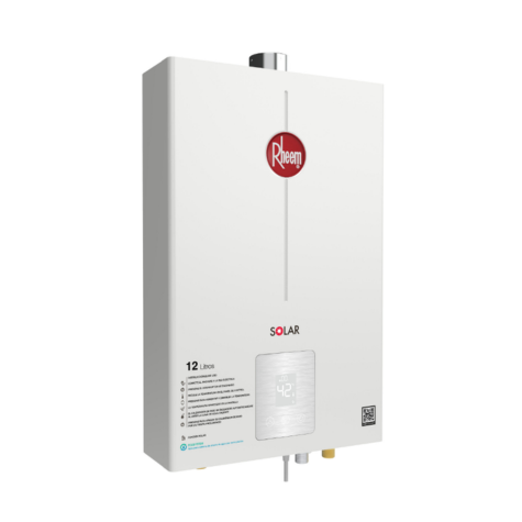 Calentador de paso Rheem 12 litros Tiro Forzado Digital Gas Propano - Imagen 3